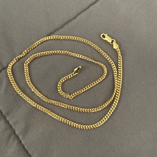GOLD OVER 925 STERLING SILVER SOLID MIAMI CUBAN LINK CHAIN 3mm 20IN 11g
