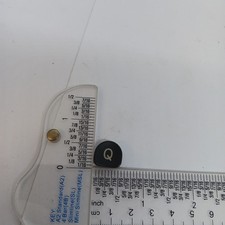 Royal Quiet De Luxe Typewriter Q Key 1951 thumbnail