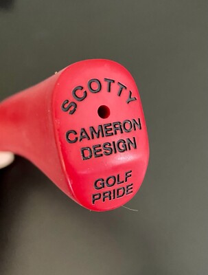 Poignée De Putter Scotty Cameron – Style Pistolet Rouge, Avec Lettres Dansantes, Pour Golf