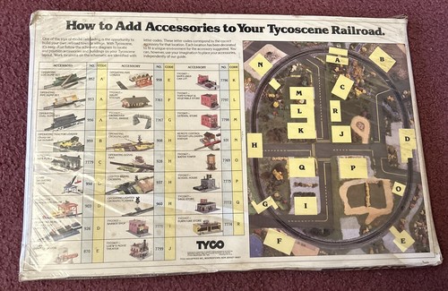 Tablero de diseño de tren HO plegable Tyco Scene nuevo - Imagen 6 de 10