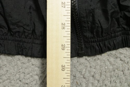 Giacca Track Vintage Reebok Uomo 3XL Nera Full Zip Nera Tasche Grandi Logo Ventilazioni - Foto 7 di 15
