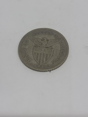 US/Philippines 1917-S Twenty Centavos Free Shipping - Picture 4 of 4