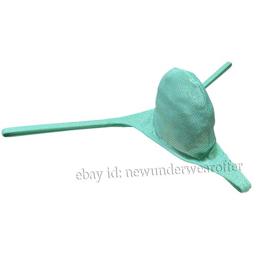 Tanga de poses brillantes para hombres ropa interior bolsa abultada cuerda en G cintura estrecha lencería suave - Imagen 13 de 50