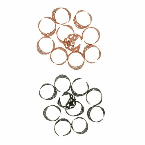 Modeschmuck-Ringe aus Messing