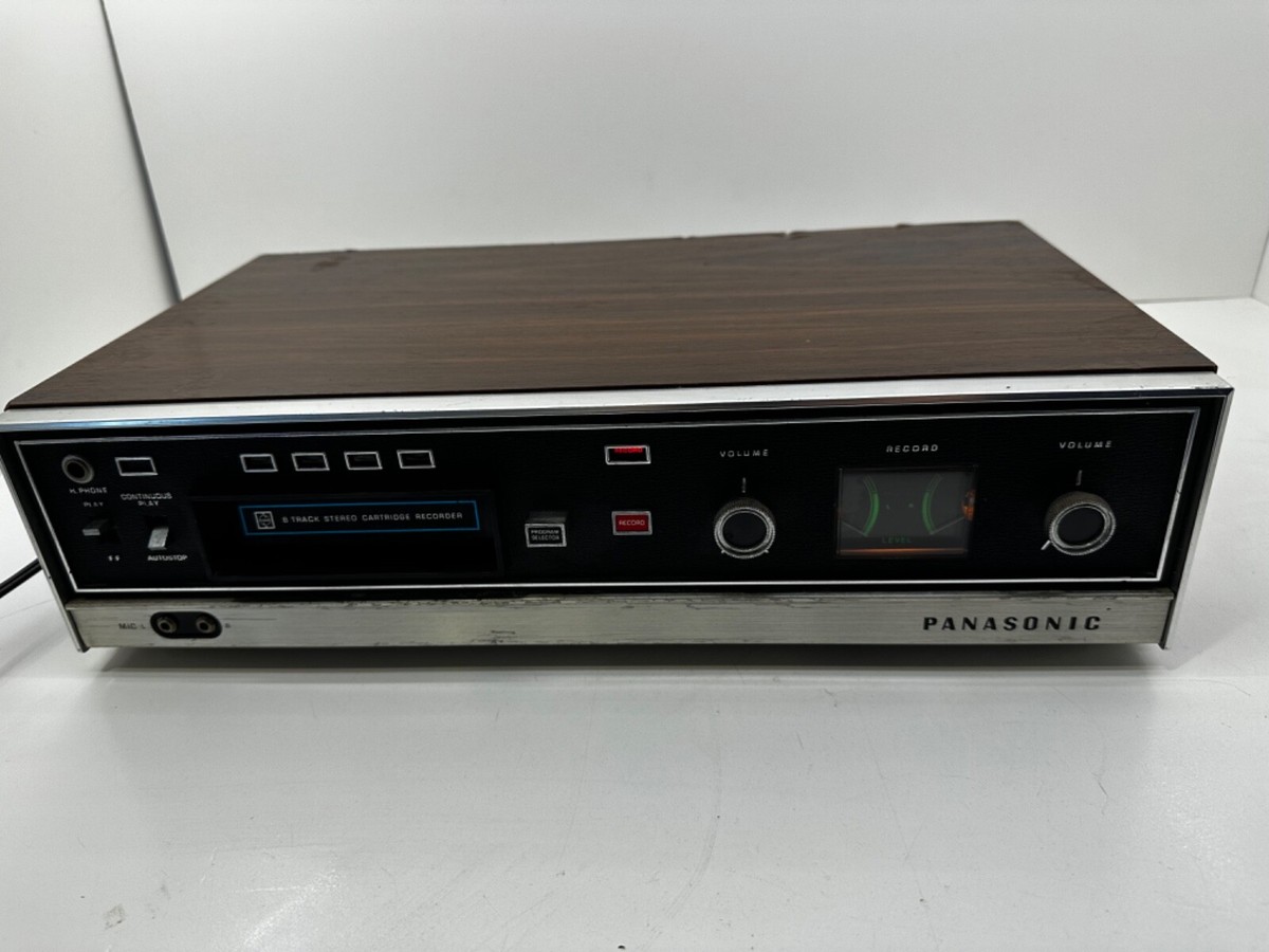 Vintage Panasonic RS-803US 8-Track Stereo Cartridge Tape Deck