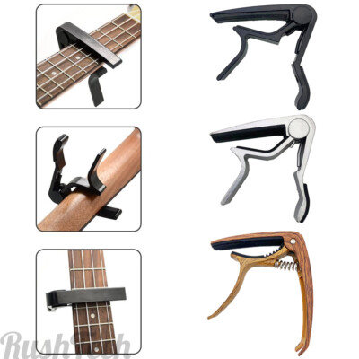 Guitar Capo Trigger Quick Change Key Clamp Ukulele Mandolin Acoustic Electric