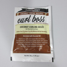 Aunt Jackie's Curl Boss Coconut Curling Gelee for Coils Wave Hair 1.75oz