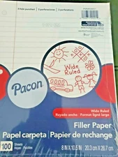 USA BRAND NEW Pacon wide rule filler paper