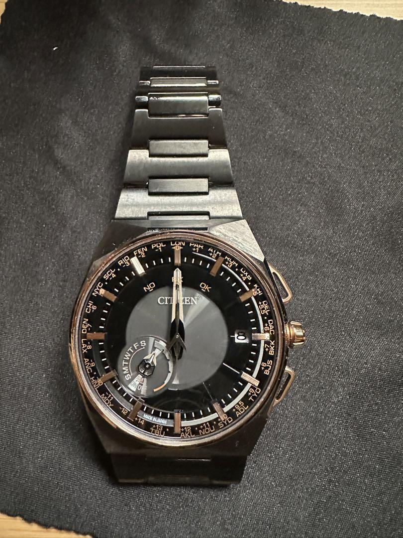 Citizen F100-T021425 Eco-Drive Satellite Wave Titanium Black Citizen F100-T021425 Eco-Drive Satellite Wave Titanium Black