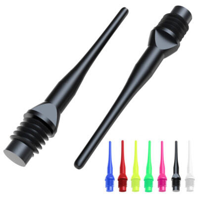 Bulls Tufflex Softdart Spitzen 2BA Gewinde 7 Farben 100 oder 1000 Dartspitzen