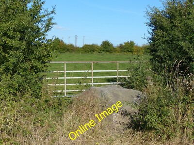 Foto 12x8 Granit Felsbrocken und Tor Ellistown entlang der Gasse nach Stanton un c2013