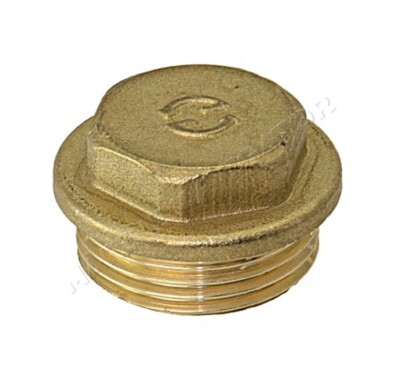Brass Ms58 locker nut outside thread 1''