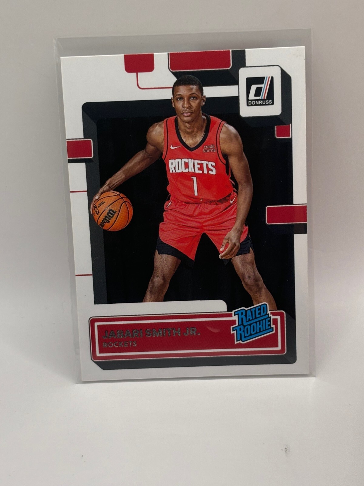 2022-23 Donruss Rated Rookie #203 Jabari Smith Jr. RC Houston Rockets