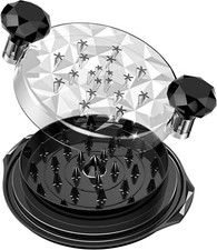 2-Pack Chicken Shredder Tool Twist - 9.8'' Large Chicken Breast Shredder - Black