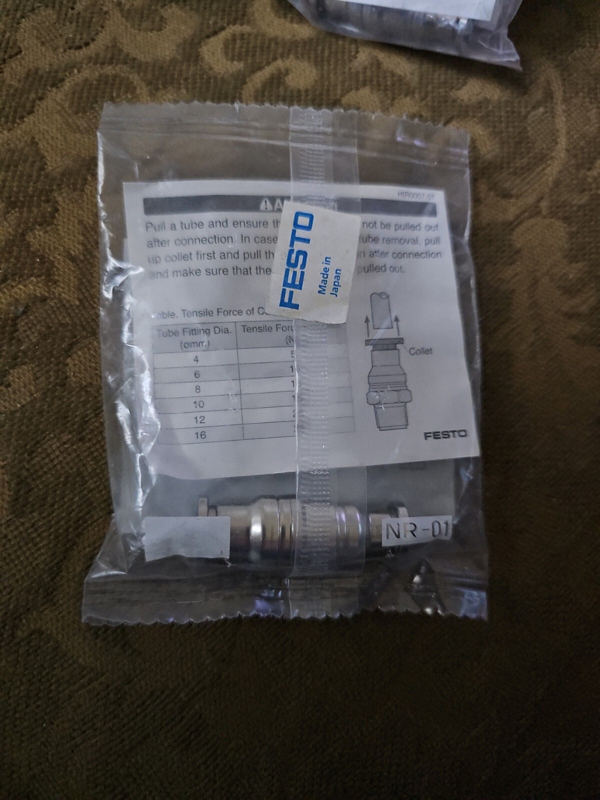 FESTO CRQS-8-6 130652 GTIN: 4052568068448 Push-in connector CRQS-8-6