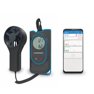 SAUERMANN SI-VV3 PROPELLER THERMO-ANEMOMETER SPEED AND AIR FLOW METER