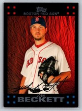 💎2007 Topps Gift Sets Boston Red Sox #BOS1 Josh Beckett - Red Sox💎
