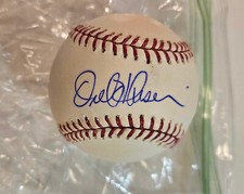 OREL HERSHISER SIGNED BASEBALL OML LA DODGERS BECKETT BAS BH006502