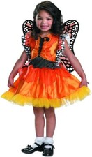 Magic Monarch Butterfly Insect Animal Fancy Dress Up Halloween Child Costume
