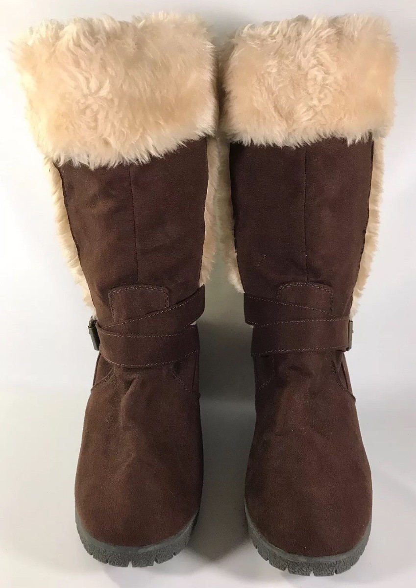 Suede Payless Fur Boots Winter Boots American Eagle Fur Boots