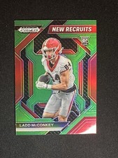 Ladd McConkey 2024 Prizm Draft Picks RC New Recruits Green Prizm