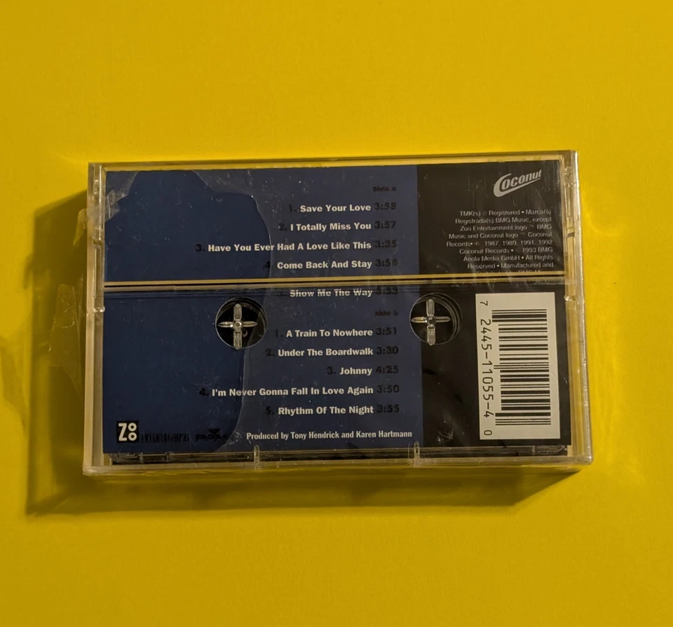 Bad Boys Blue - Self Titled (1992 Cassette) Zoo BMG 90s German Europop - Sealed  Foto 2 de 4