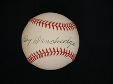 RAY DANDRIDGE SIGNED OFFICIAL NATIONAL LEAGUE BASEBALL WITH JSA COA