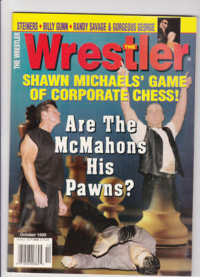 The Wrestler Magazine October 1999 Wrestling Shawn Michaels Vince McMahon 90s
