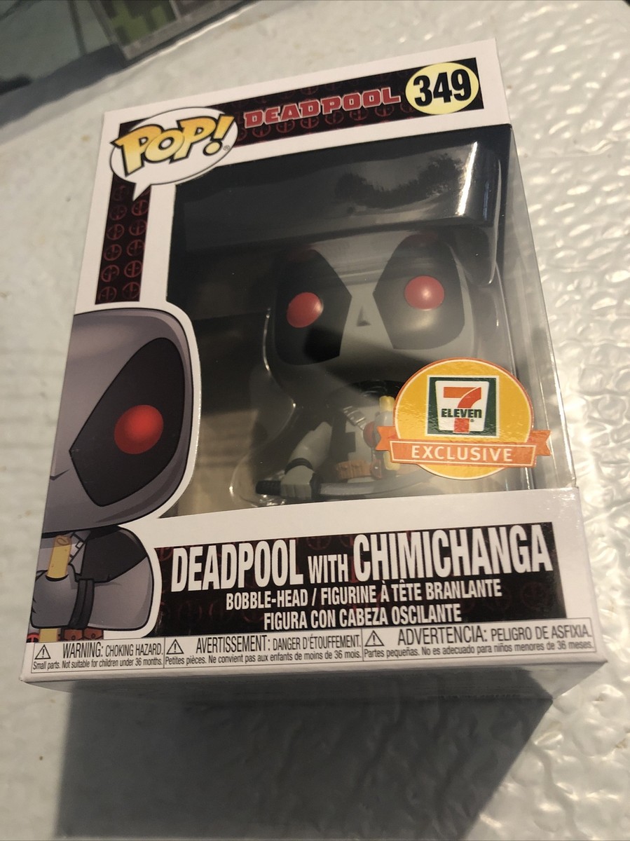 Funko Pop Marvel 349 Deadpool with Chimichanga 7 Eleven 7-11