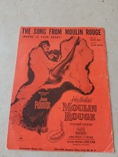 The Song From Moulin Rouge Where is your Heart Sheet Music 1953