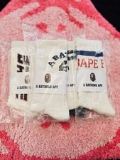 BAPE A Bathing Ape Crew Socks 4pc