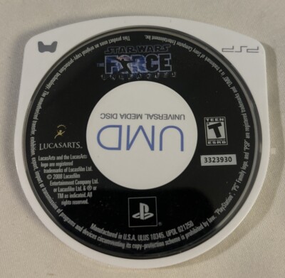 Star Wars: The Force Unleashed (Sony PSP, 2008) - Disc Only - Tested