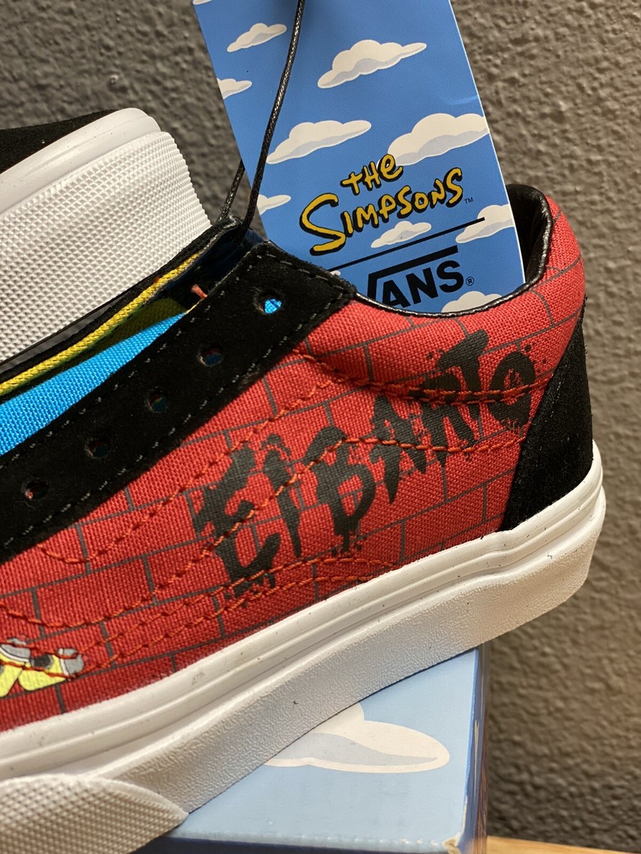 Vans x THE SIMPSONS VANS KIDS SHOES OLD SKOOL EL BARTO Kids SZ