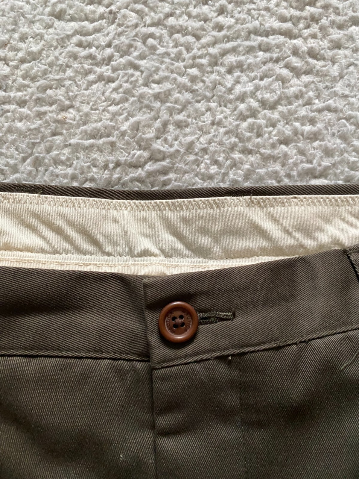 Nautica Men Straight Classic Fit Rigger Pants Olive G… Gem