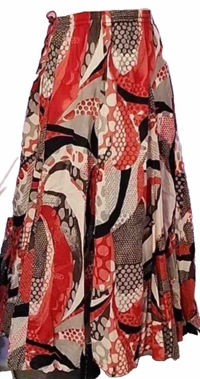 GRACE ELEMENTS BOHO MULTICOLOR GEOMETRIC PRINT DR… - image 3