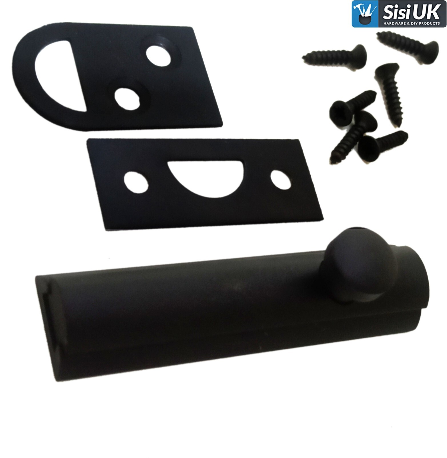 QUALITY FLAT SLIDING BOLT 64mm Door Cupboard Surface Latch/Lock