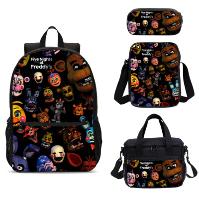 Five Nights At Freddy's FNAF Kids School Backpack Cooler Lunch Bag
