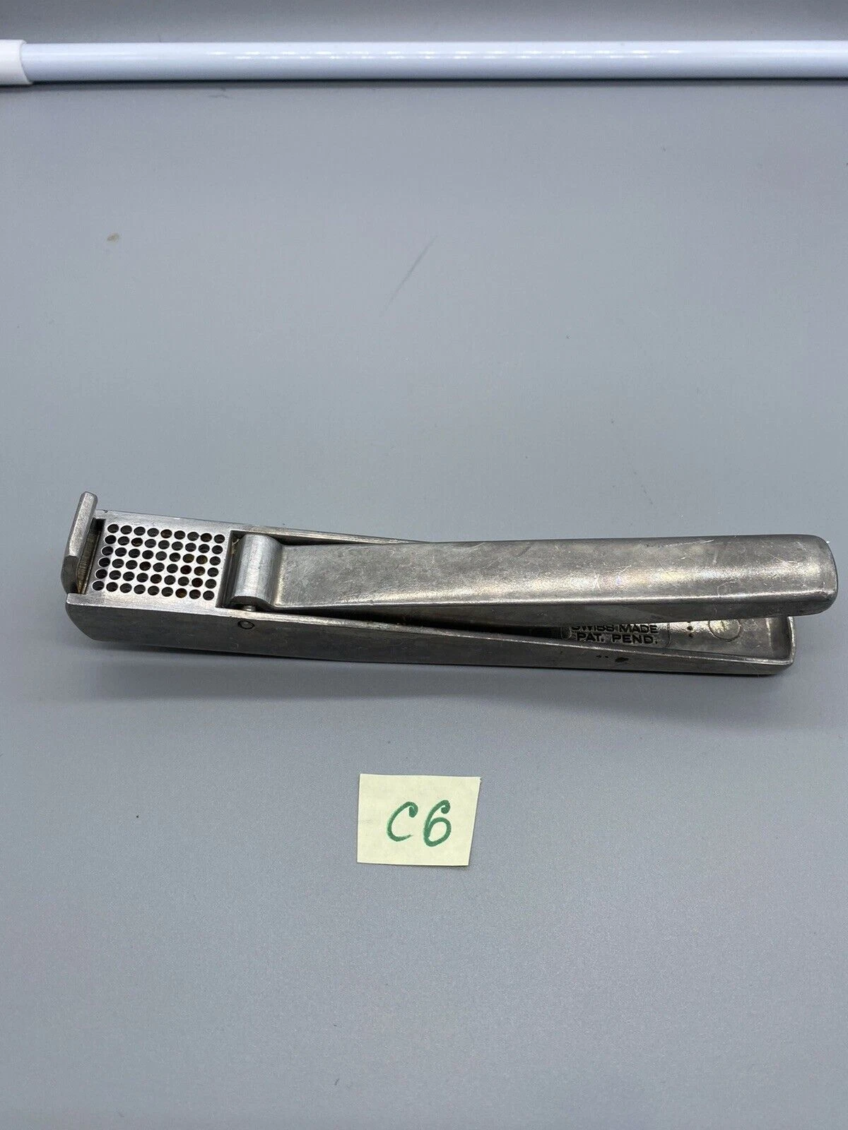 Vintage Zyliss Swiss Garlic Press Cast Aluminum