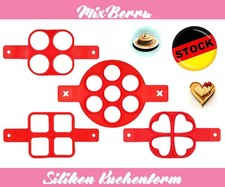 Silikon Spiegeleiform Pfannkuchen Form Pancake Omelett Eier Spegelei +1 gratis✅