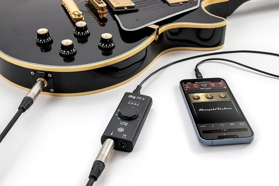 IK Multimedia iRig HD X Universal Guitar Audio Interface UPC 8025813922037 - Image 2 of 4