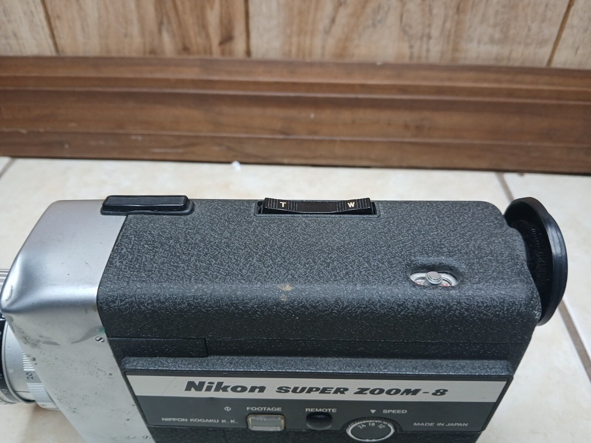 Nikon SUPER ZOOM 8 ビデオカメラ本体 Vintage Nikon Super Zoom-8 (untested) 8MM Movie Camera | eBay