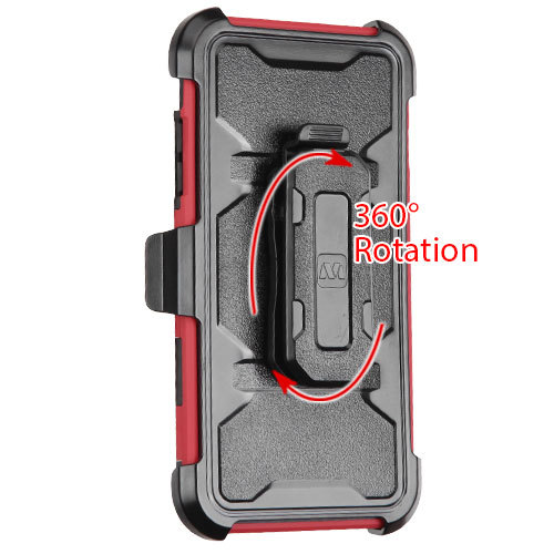RUGGED SHOCKPROOF CASE W/STAND COVER+HOLSTER CLIP FOR iPHONE 7 / 8 / PLUS - Picture 48 of 55
