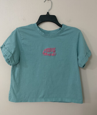 Women s Medium Crop Top Vibe N Shirt Van Picture