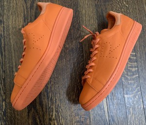 raf simons stan smith orange