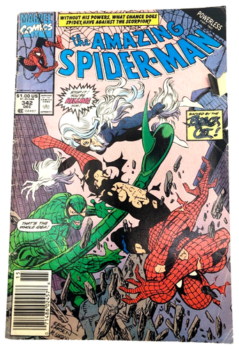 Marvel Comic #342 The Amazing Spider Man Dec 1990 Vintage Original - 第 1/15 張圖片