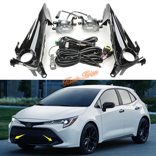 LED Front Fog lamp For Toyota Corolla Hatchback 20192021Bulb Switch