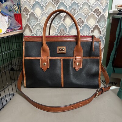 Domed Satchel Camden Saffiano Double Pocket Tote Dooney Bourke - Main Image