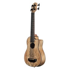 KALA UBASS-SP-MAPL-FS SPALTED MAPLE U BASS Ukulele bass