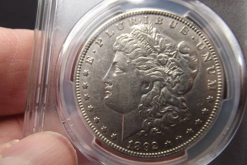 1892-O  Morgan Silver Dollar PCGS  AU Details  Looks Great