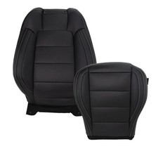 For 2015 -23 Ford Mustang Driver Side Replacement Perf Leather Seat Cover Black